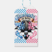 Burnouts oder Bows Geschlecht Enthüllung Geschenk- Geschenkanhänger (Vorderseite)