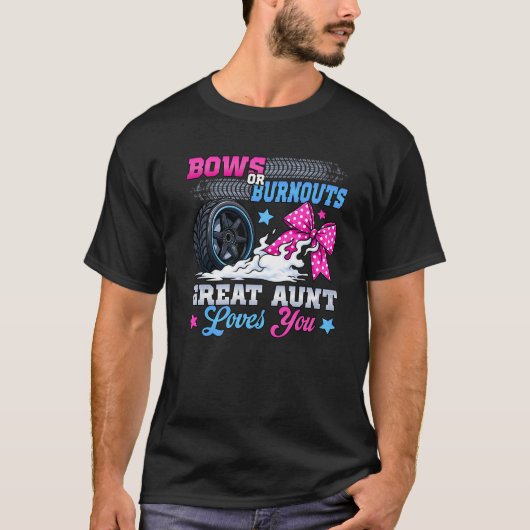 Burnouts oder Bows Geschlecht Enthüllungsfeier Ank T-Shirt (Vorderseite)