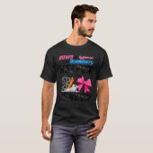 Burnouts Oder Bows Geschlecht Enthüllungsfeier Hüt T-Shirt (Vorne ganz)