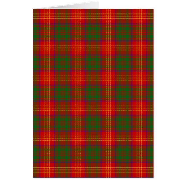 Burns Family Tartan Kariert (Vorne)