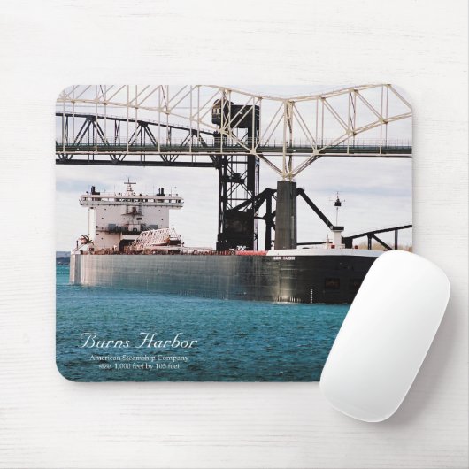 Burns Harbor mousepad (Mit Mouse)