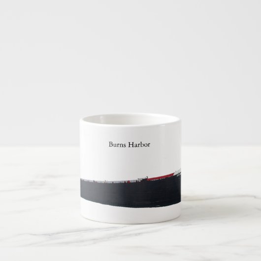 Burns Harbour ausschnitt Espresso Tasse (Vorderseite)