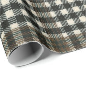 Burns Karo Modern Scottish Tartan Geschenkpapier (Rolleneckpunkt)
