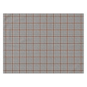 Burns Karo Scottish Brown Black Kariert Pattern Tischdecke (Vorderseite (Horizontal))