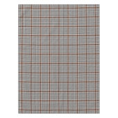Burns Karo Scottish Brown Black Kariert Pattern Tischdecke (Vorderseite)