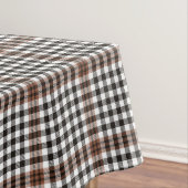 Burns Karo Scottish Brown Black Kariert Pattern Tischdecke (Beispiel)