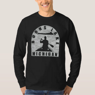Burns Lake Kanufahren Michigan T-Shirt