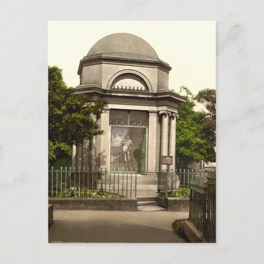 Burns Mausoleum, Dumfries, Schottland Postkarte (Vorderseite)