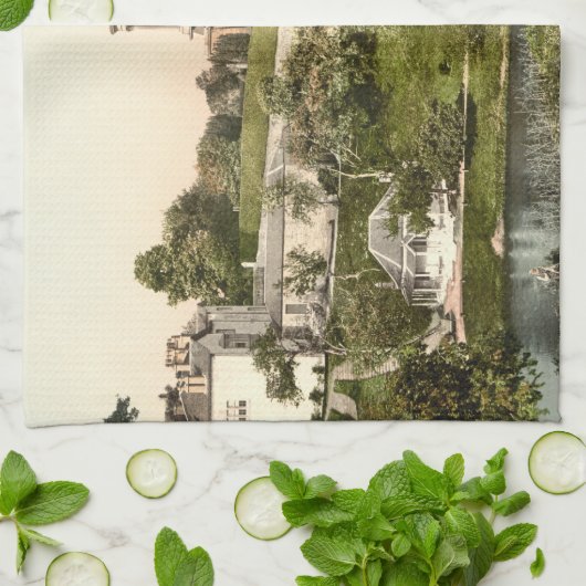 Burn's Monument, Ayr, Schottland Geschirrtuch (Gefaltet)