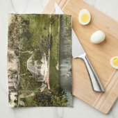 Burn's Monument, Ayr, Schottland Geschirrtuch (Viertel Falte)