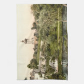 Burn's Monument, Ayr, Schottland Geschirrtuch (Vertikal)