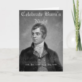 BURNS NACHT GREETING CARD KARTE