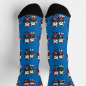 Burns Nacht West Highland Terrier Dudelsackpfeifer Socken (Oben)