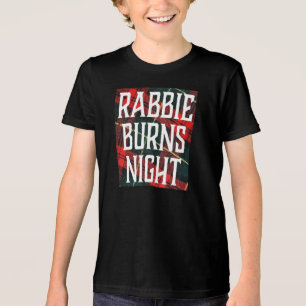 Burns Night Celebration Flyer auf mehrfarbig Tri-Blend Shirt