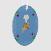 Burns Night Himmel bearbeitet Ornament (Vorderseite)