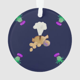 Burns Night Himmel bearbeitet Ornament