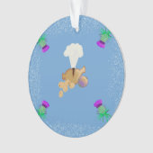 Burns Night Himmel bearbeitet Ornament (Vorderseite)