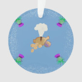 Burns Night Himmel bearbeitet Ornament (Vorderseite)