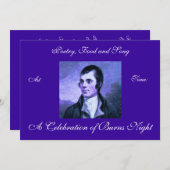 Burns Night Invasion Einladung (Vorne/Hinten)