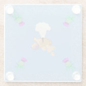 Burns Night sky edit Glasuntersetzer (Rückseite)