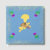 Burns Night sky edit Guest Book Gästebuch (Vorderseite)