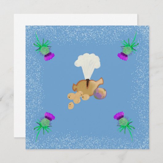 Burns Night sky edit Save The Date (Vorne/Hinten)