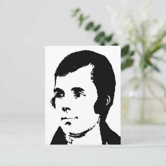Burns Postkarte (Stehend Vorderseite)