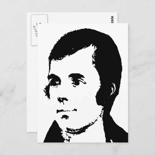 Burns Postkarte (Vorne/Hinten)