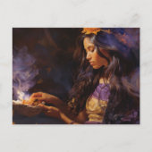 Burns Sage und Meditate Postkarte (Vorderseite)