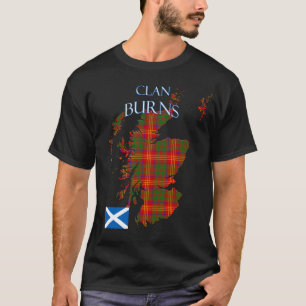 Burns Scottish Clan Tartan Scotland T-Shirt