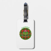 Burns Scottish Tartan Celtic Thistle Gepäckanhänger (Rückseite vertikal)