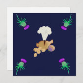 Burns supper dankeskarte (Vorne/Hinten)