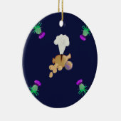 Burns supper keramik ornament (Rechts)