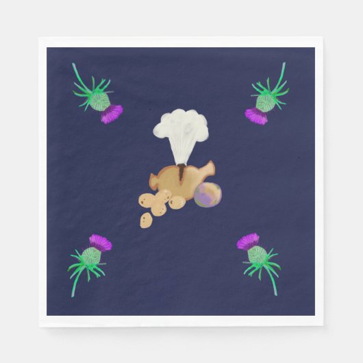 Burns supper napkins serviette (Vorderseite)