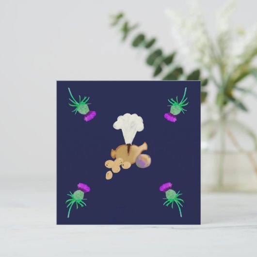 Burns supper save the date (Stehend Vorderseite)