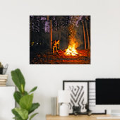 BURNSAISON-Poster Poster (Heimbüro)