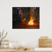 BURNSAISON-Poster Poster (Küche)