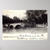 Burnside Bridge, Antietam MD Zivil War 1906 Poster (Vorne)