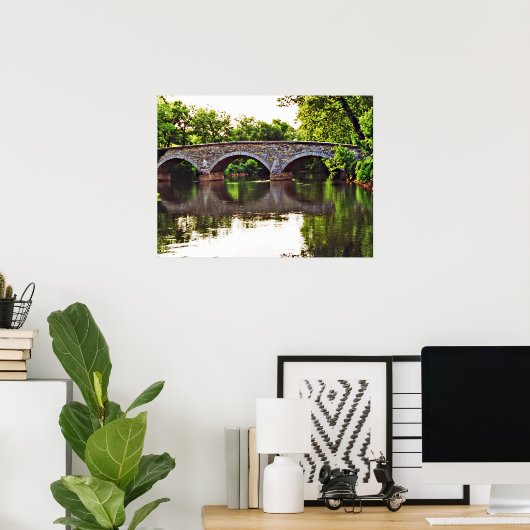 Burnside Bridge Antietam Poster (Heimbüro)