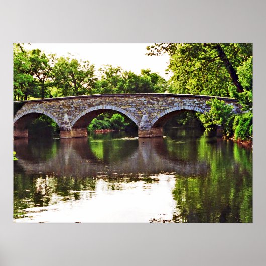 Burnside Bridge Antietam Poster (Vorne)