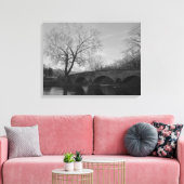 Burnside Bridge auf dem Schlachtfeld von Antietam Leinwanddruck (Insitu (Wohnzimmer))