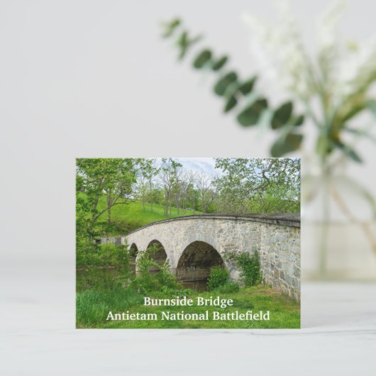 Burnside Bridge in Antietam Postkarte (Stehend Vorderseite)