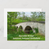 Burnside Bridge in Antietam Postkarte (Vorne/Hinten)