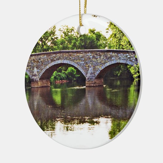 Burnside Brücke Antietam Keramik Ornament (Links)