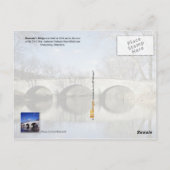 Burnside's Bridge, Antietam National Battlefield Postkarte (Rückseite)