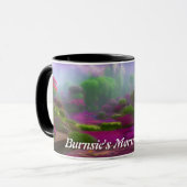 Burnsie's Morning Tea Personalisiert anpassbar Tasse (Vorderseite Links)