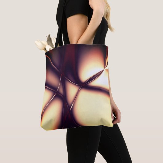 Burnt beige Creme in leuchtender Linie sieht aus w Tasche (Von Nahem)