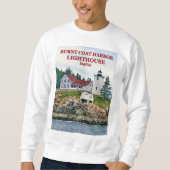 Burnt Coat Harbor Lighthouse, Maine Sweatshirt (Vorderseite)