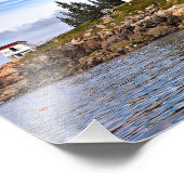 Burnt Coat Harbour Lighthouse Maine Foto Print (Ecke)