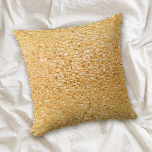Burnt Gold Glass Pillow Kissen